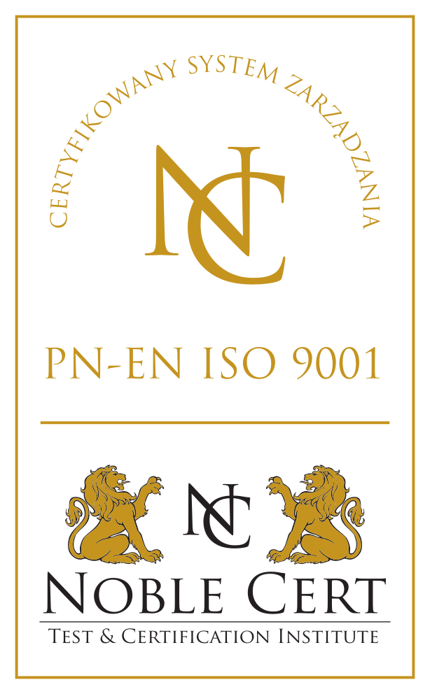 Certyfikat ISO 9001:2015
